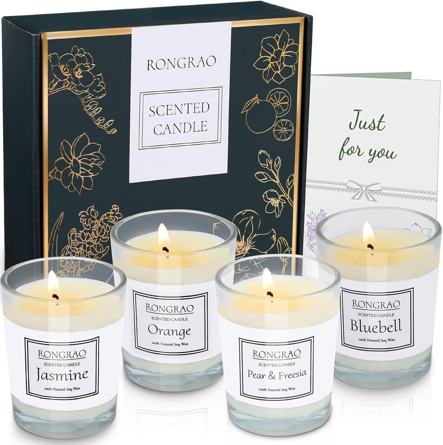 Perfect Scented Candles Gift Set - Set of 4