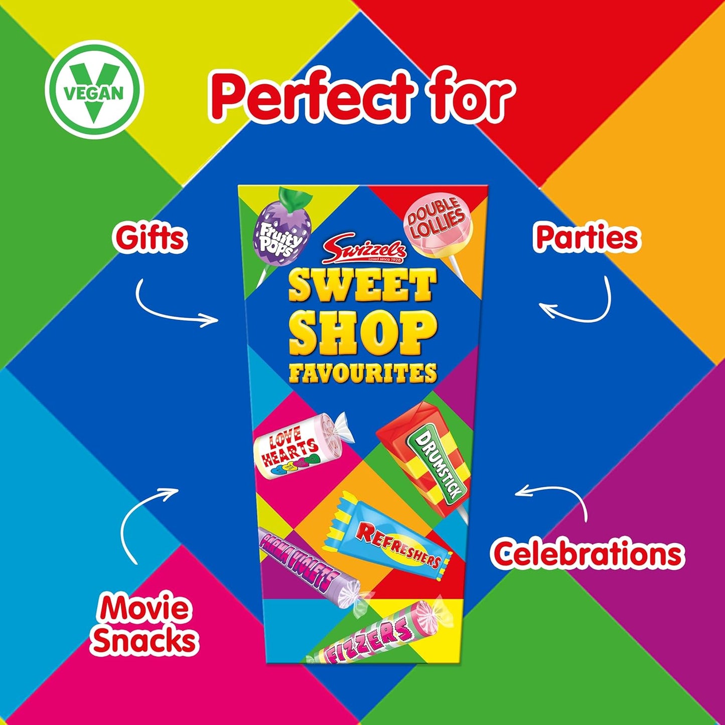 Sweet Shop Favourites Gift Box - A Selection Of Sweets (324G)