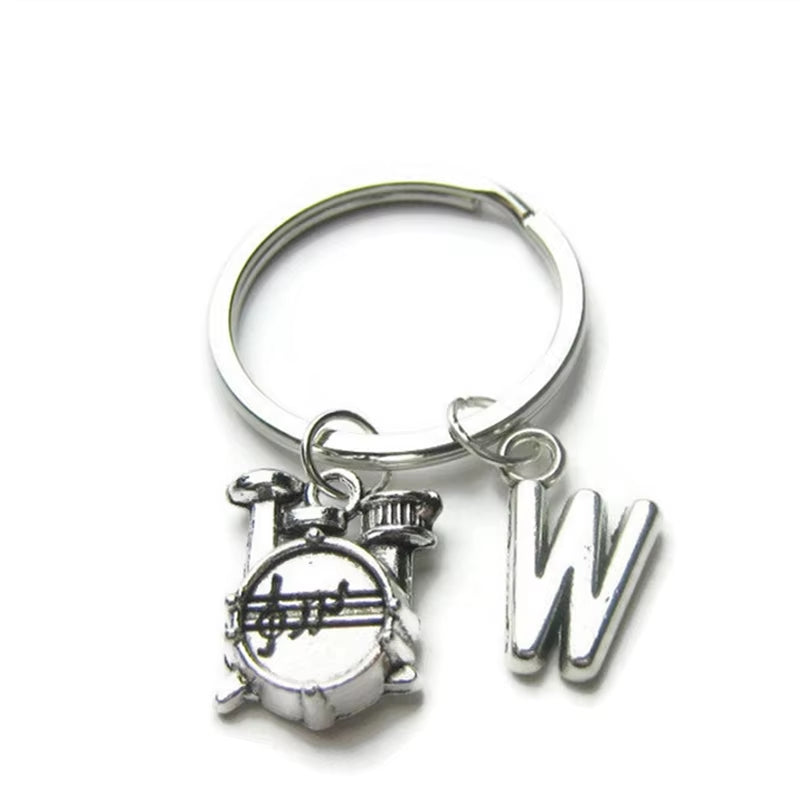 Drum Set Keychain, Drum Keychain, Drummer Keychain, Musician Keychain, Music Keychain, Keychain for Drummer, Music Jewelry