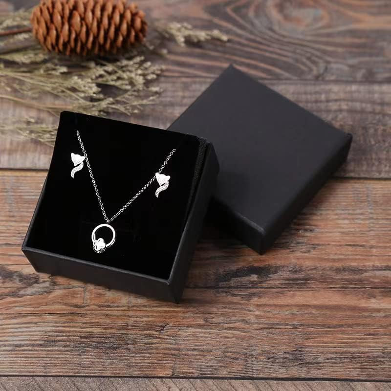 Bracelet Pendant - Necklace and Earring Gift Box Set