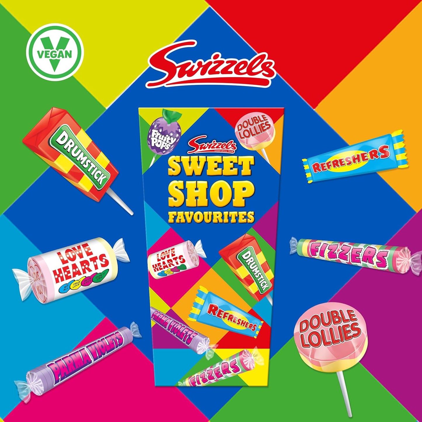 Sweet Shop Favourites Gift Box - A Selection Of Sweets (324G)