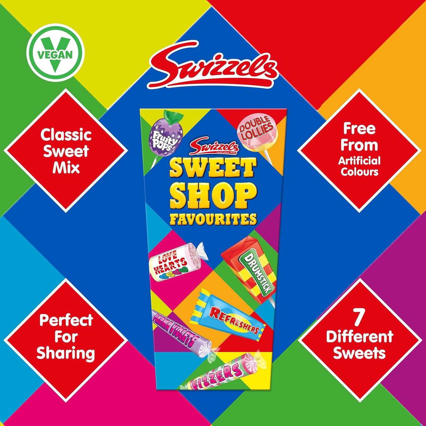 Sweet Shop Favourites Gift Box - A Selection Of Sweets (324G)