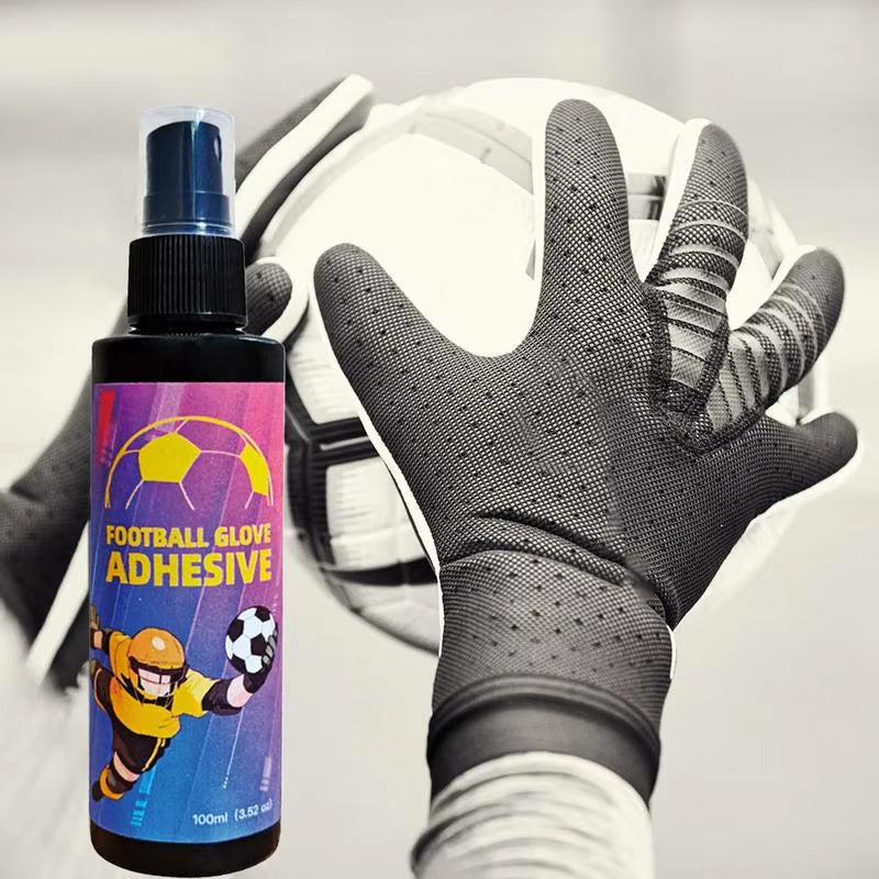 Gloves Glue Goalkeeper Spray 100Ml Goalie Grip Spray Goalkeeper Gloves Grip Spray for New/Match Goalkeeper Gloves Enhance Hand