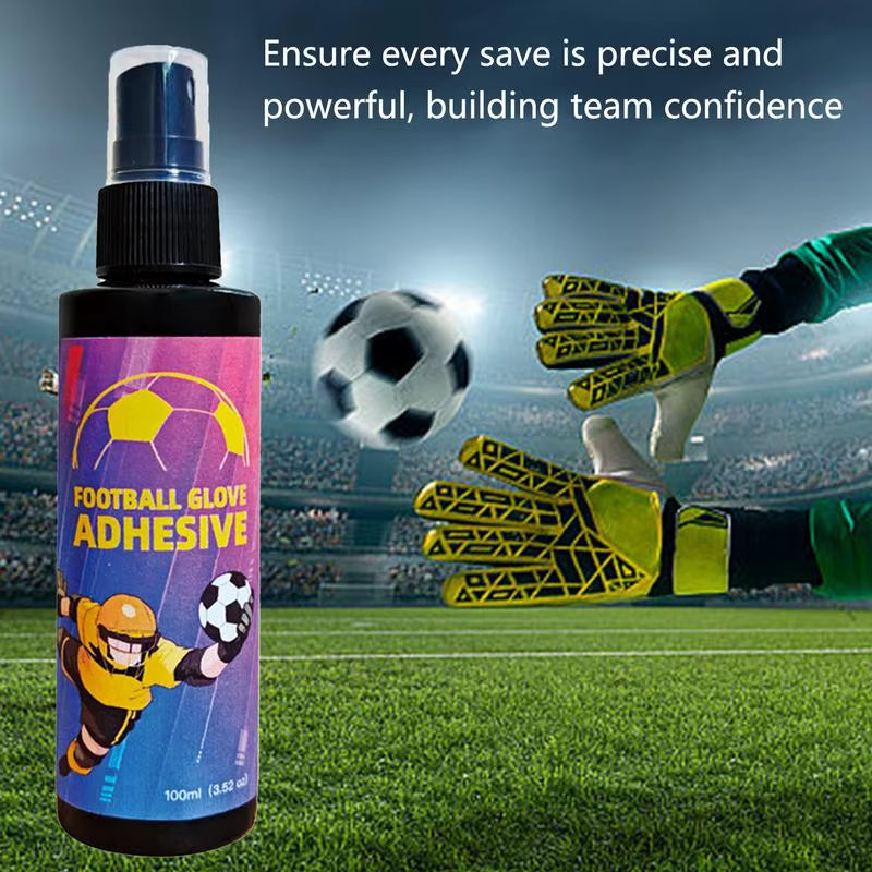 Gloves Glue Goalkeeper Spray 100Ml Goalie Grip Spray Goalkeeper Gloves Grip Spray for New/Match Goalkeeper Gloves Enhance Hand